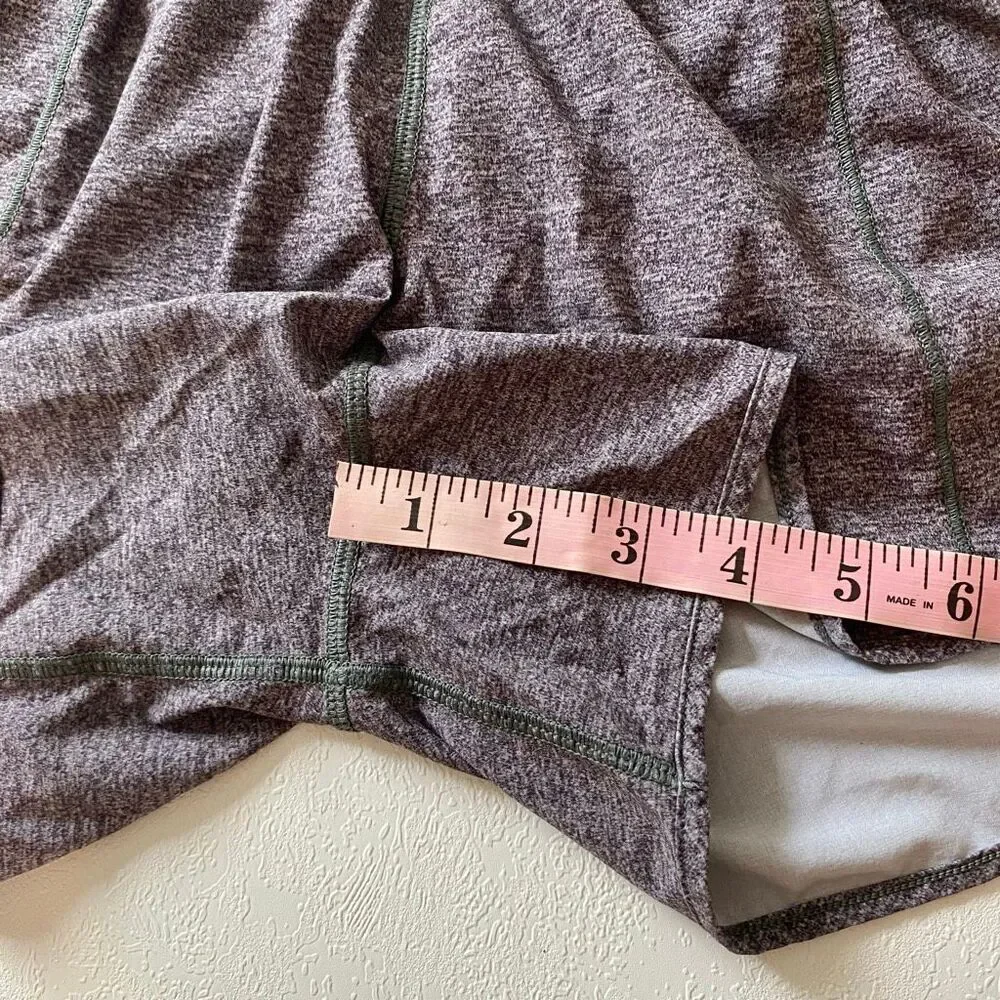 Lululemon Speed Up Shorts Size 6 Heather Gray Lined Running Athletic